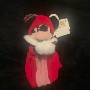 Minnie Mouse Disney plush Christmas Ornament.